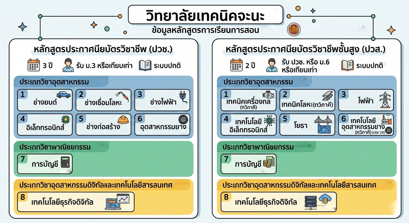 ข้อมูลหลักสูตรการเรียนการสอน